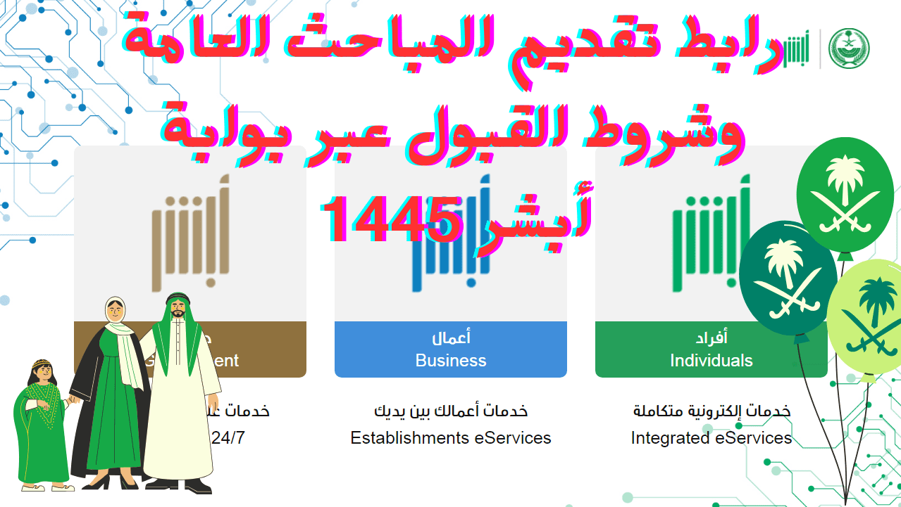 تقديم المباحث العامة 1445 والشروط المطلوبة كاملة 2023