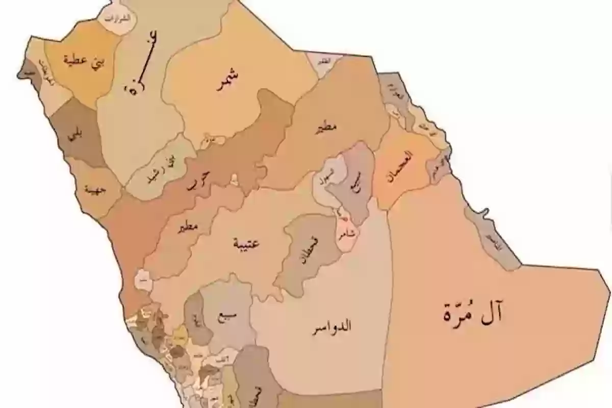 ما هي أكبر قبيلة في السعودية؟ وأين تتمركز؟